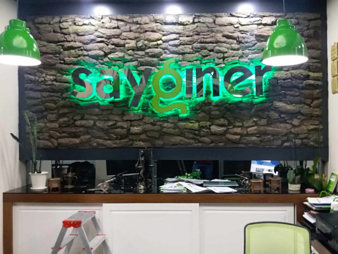 Işıklı Paslanmaz Kutu Harf