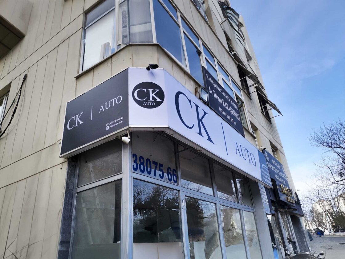 VİNİL GERME REKLAM TABELASI