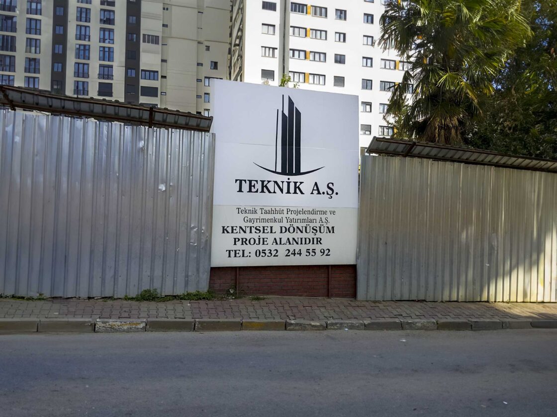 İNŞAAT ŞANTİYE TABELASI ÜRETİMİ