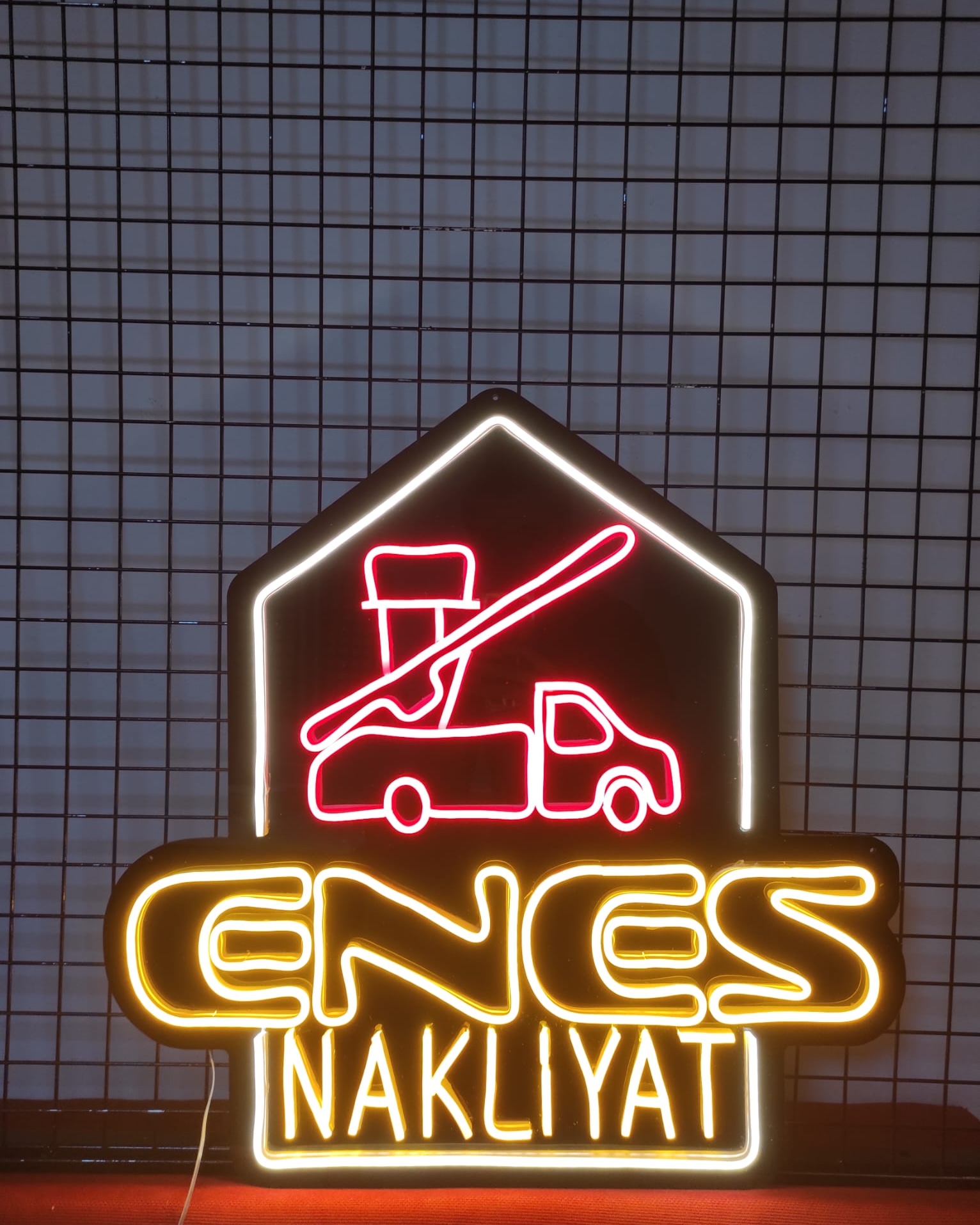neon çay tabela