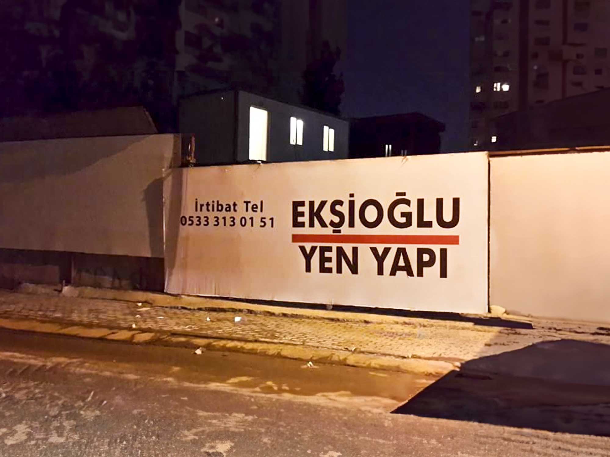şantiye etrafı çevirme
