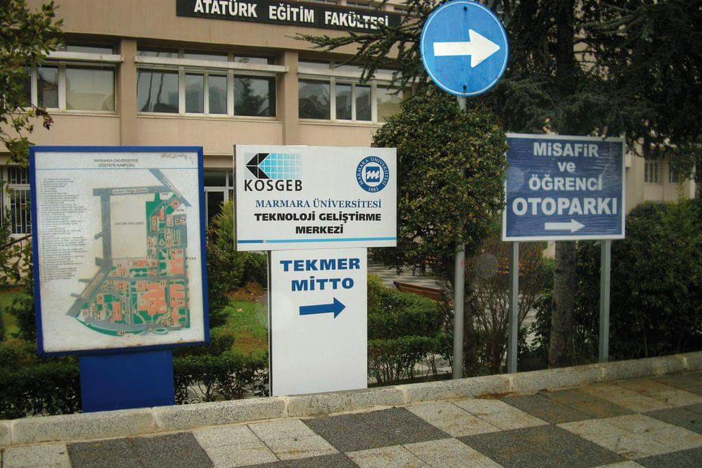 otopark yönlendirme levhası