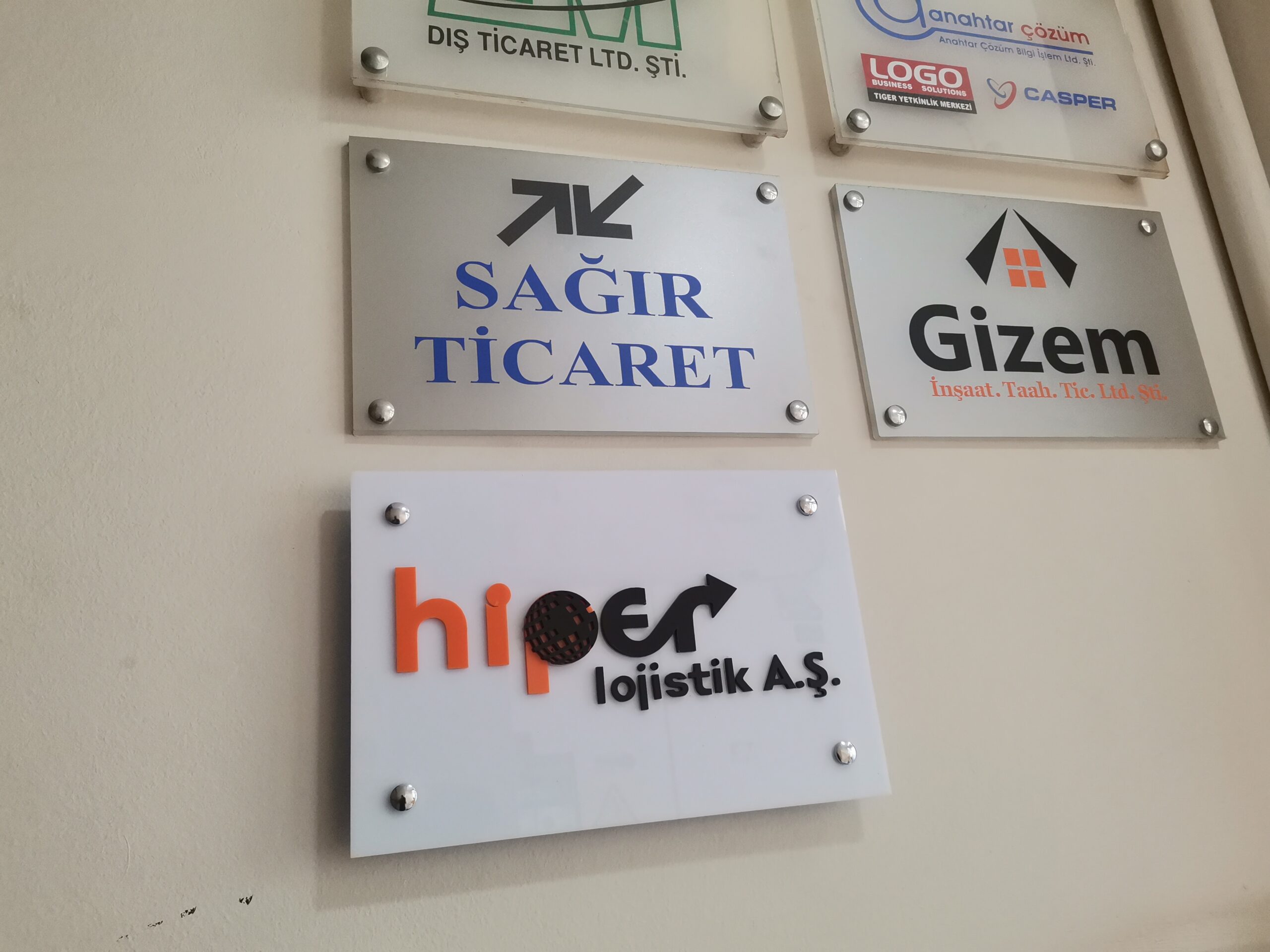 büro tabelası lojistik