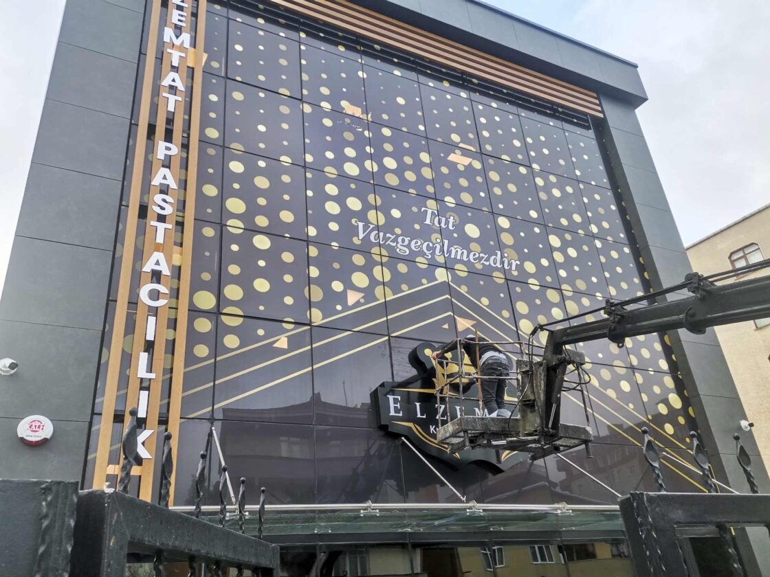 Cephe Camı Folyo Uygulama