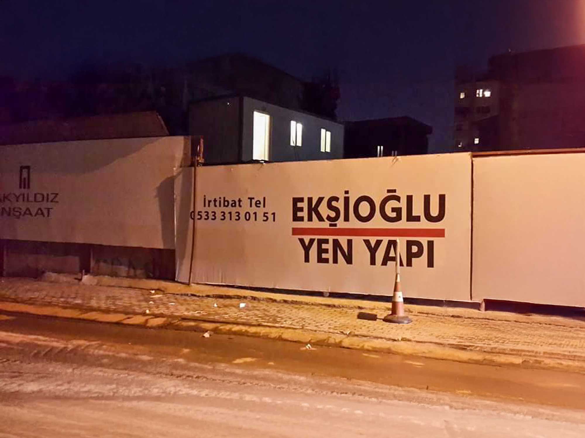 şantiye tabelası nedir