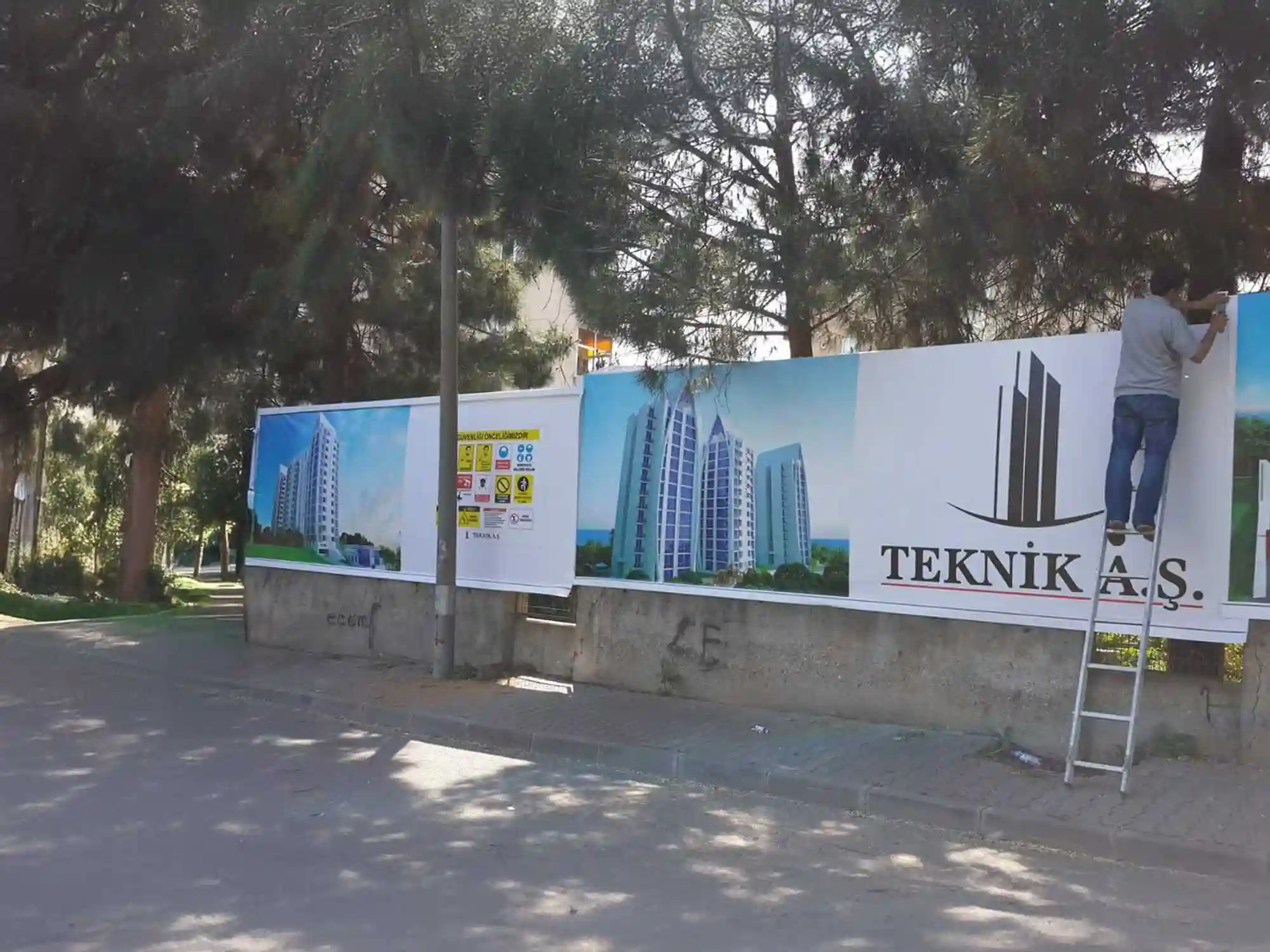 pendik inşaat etrafı çevirme tabela maliyetleri