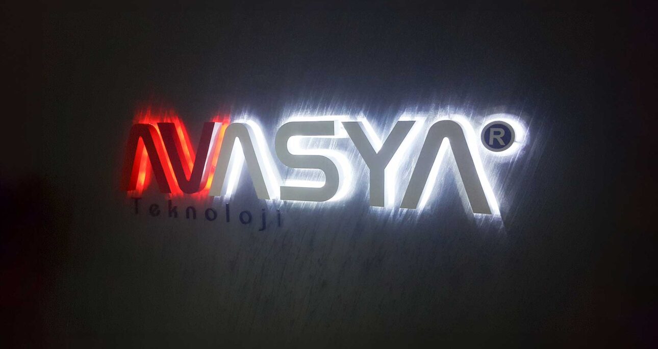 Pendik Işıklı Büro Tabelası