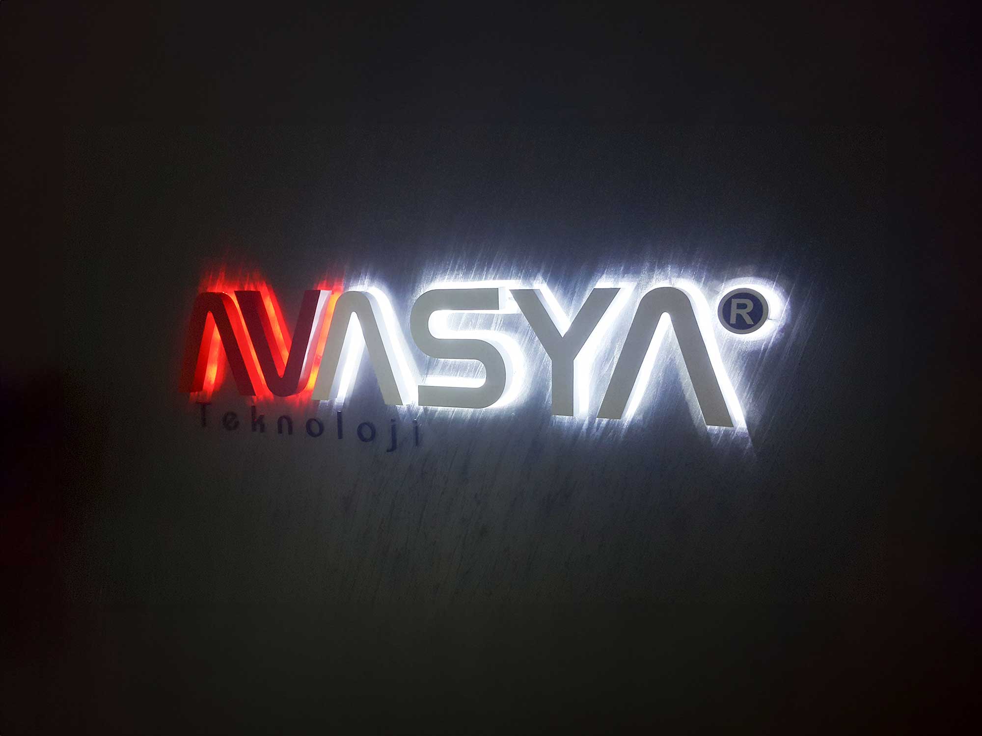 ışıklı büro tabelası görselleri