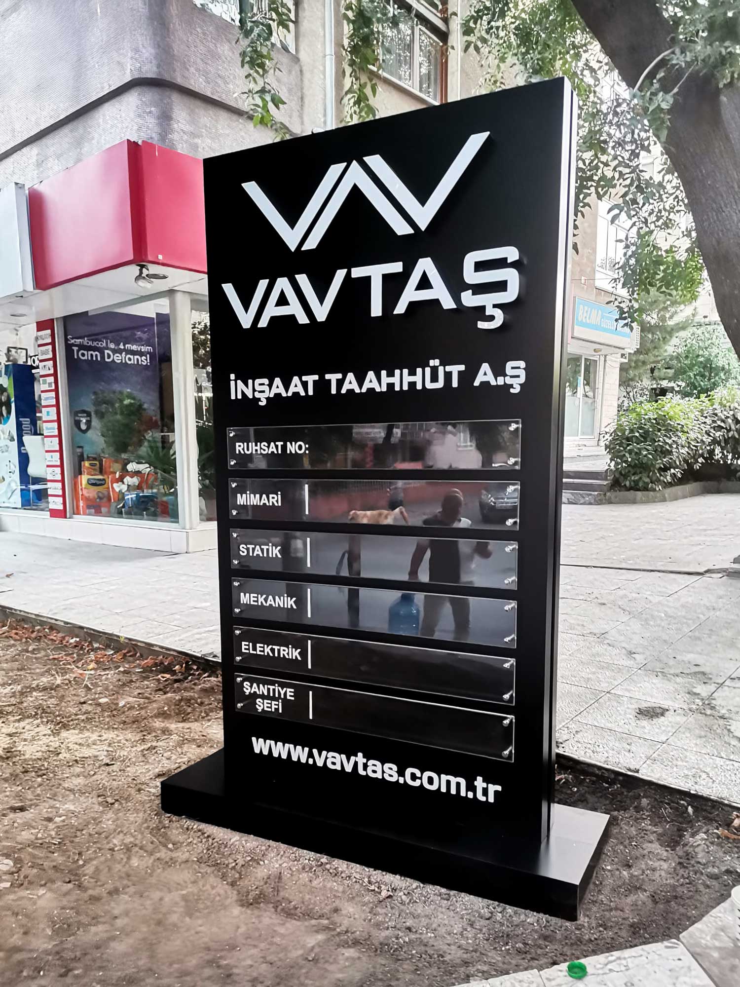 ışıksız tabela tasarımları