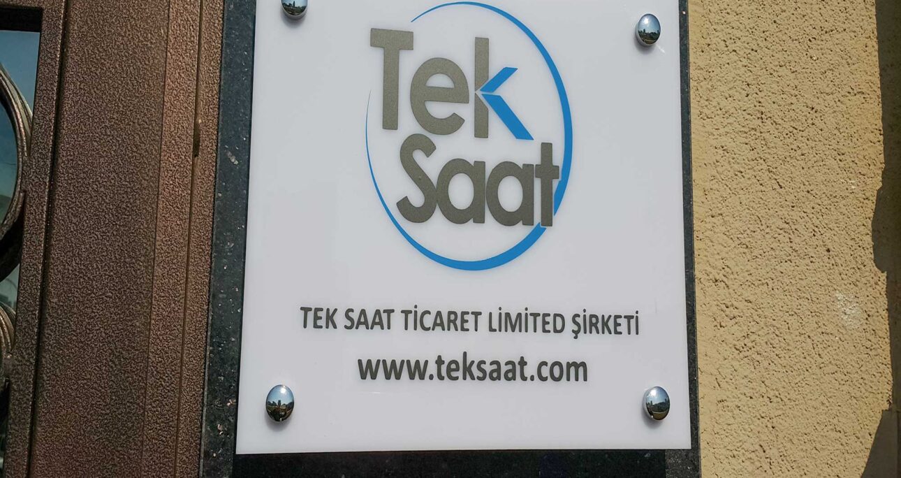 Pendik Ofis Kapı Tabelası