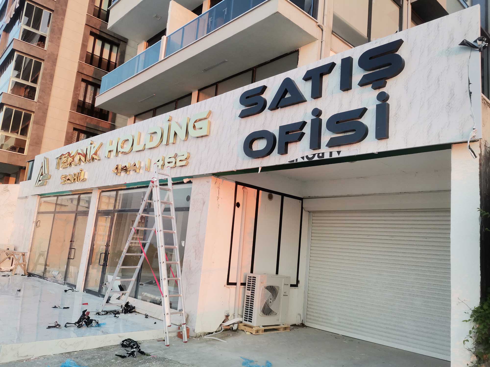 pendik paslanmaz kutu harf tabela örnekleri