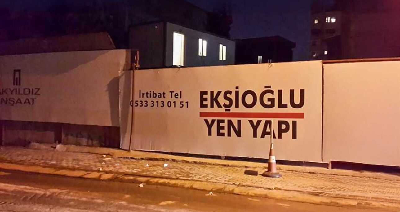 Pendik Şantiye Tabelası Üretim