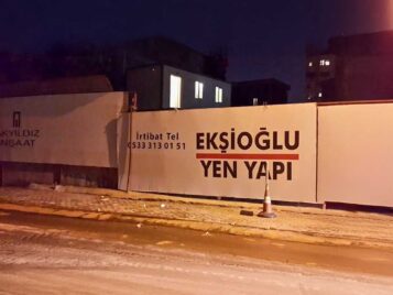 Pendik Şantiye Tabelası Üretim